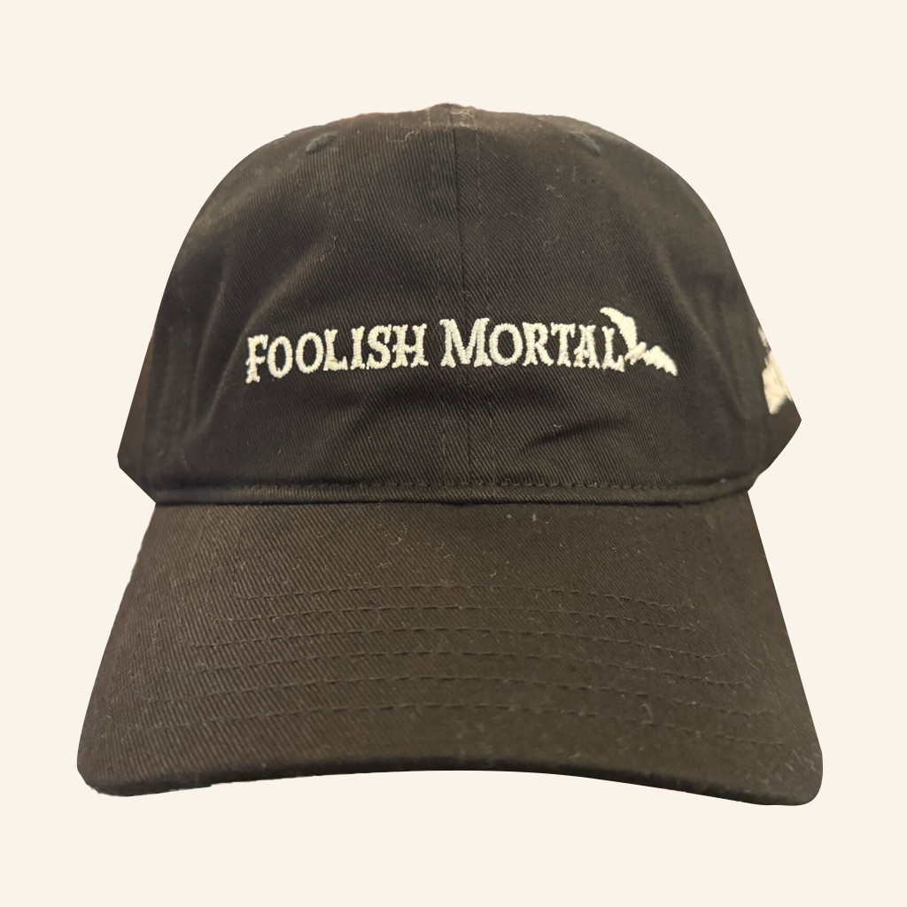 WDW News Today Merch Foolish Mortal Haunted Mansion Embroidered Hat Gifts For Halloween