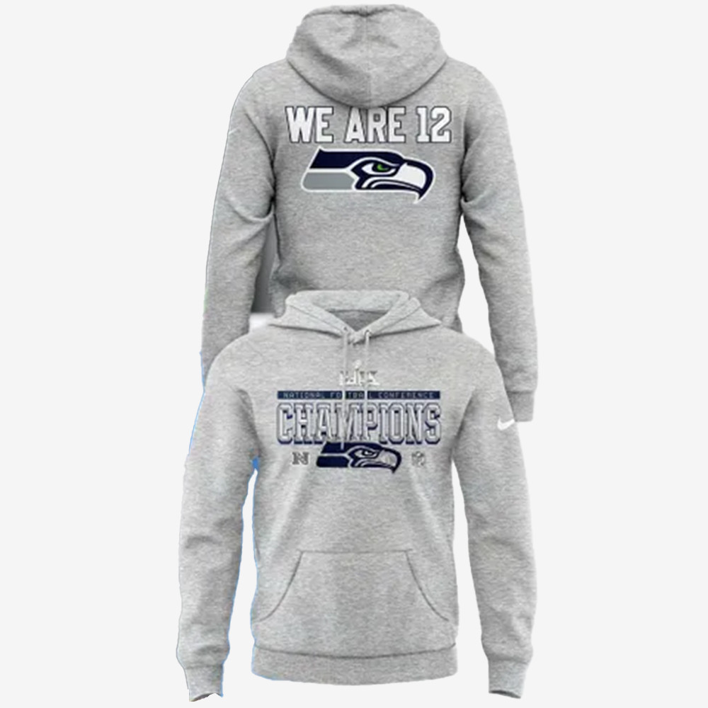 We Are 12 Seattle Seahawks Hoodie Super Bowl LX Seattle Seahawks Merch Football Gear