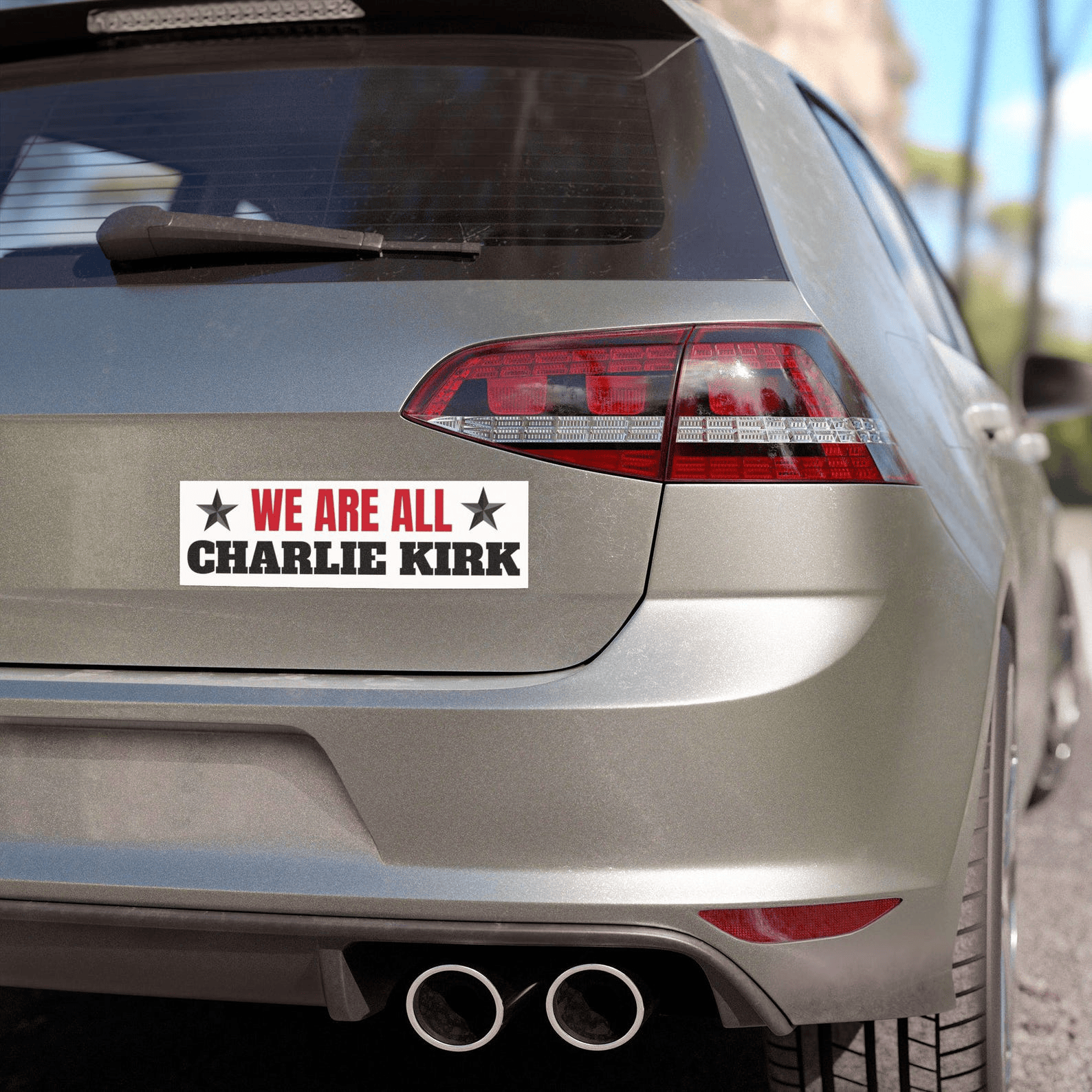 We Are All Charlie Kirk Car Magnet Political Magnet for Vehicles