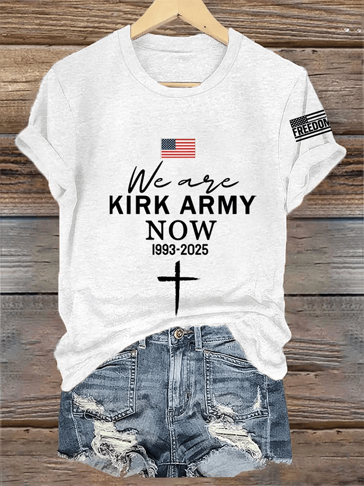 We Are All Kirk Army Now Shirt R.I.P Charlie Kirk TPUSA Merch Gift for Wife