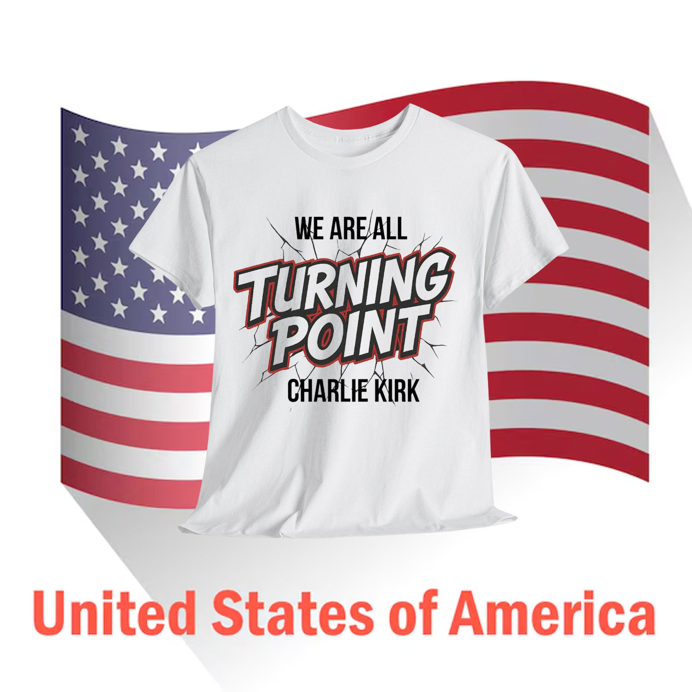We Are All Turning Point Charlie Kirk Unisex Shirt