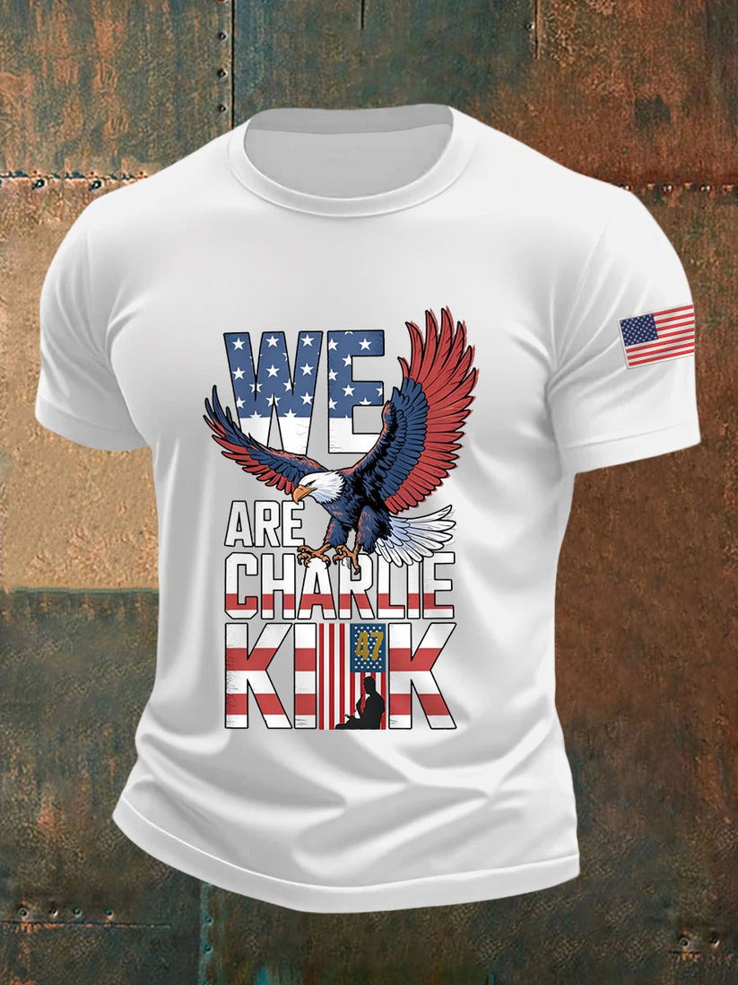 We Are Charlie Kirk Rest In Peace T-shirt Best Gifft For America Lovers and Supporters