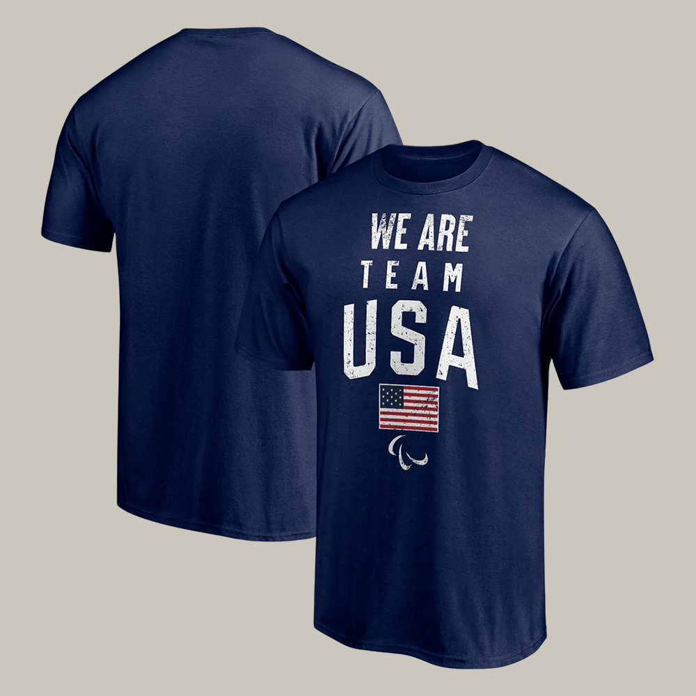 We Are Team USA Paralympic T-Shirt USA Milano Cortina 2026 Clothes Sport Gear