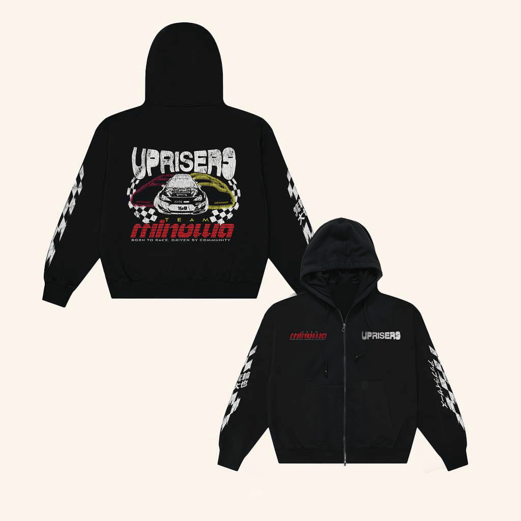 We Are Uprisers Merch Uprisers X Minowa Zip Hoodie Present For Husband We Are Uprisers Merch Uprisers X Minowa Zip Hoodie Present For Husband