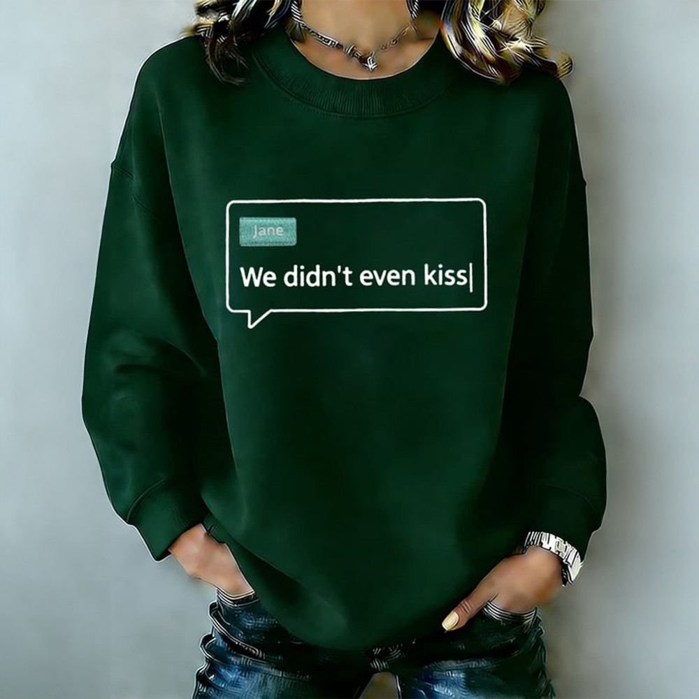 We Didnt Even Kiss Heated Rivalry Sweatshirt Heated Rivalry Merch Gift For Her