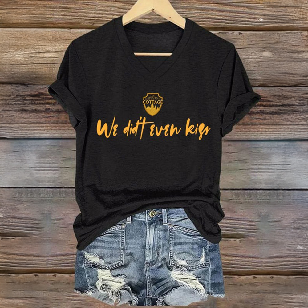 We Didn't Even Kiss Heated Rivalry V-Neck Shirt Hockey Romance Shirt Heated Rivalry Presents