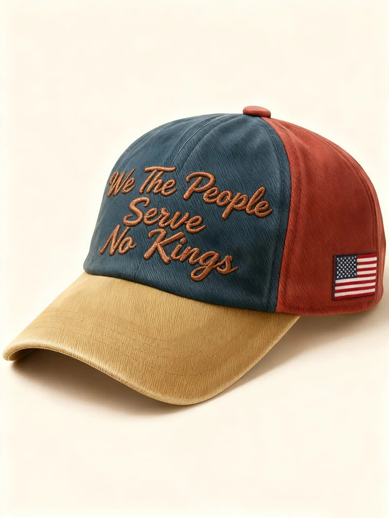 We Have People Serve Baseball Cap No King Merch Gift Ideas For Anti Trump