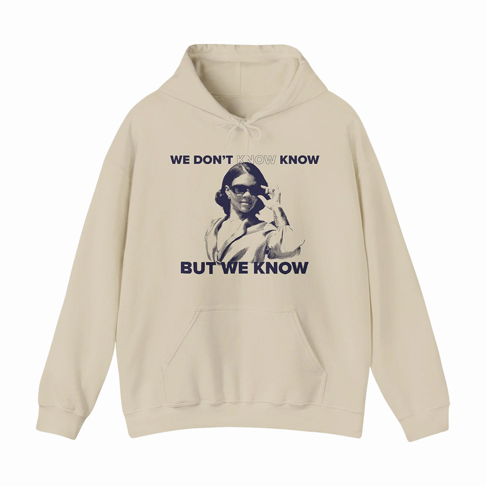 We Know Glasses Hoodie Candace Owens Hooded Sweatshirt Gift For Sister