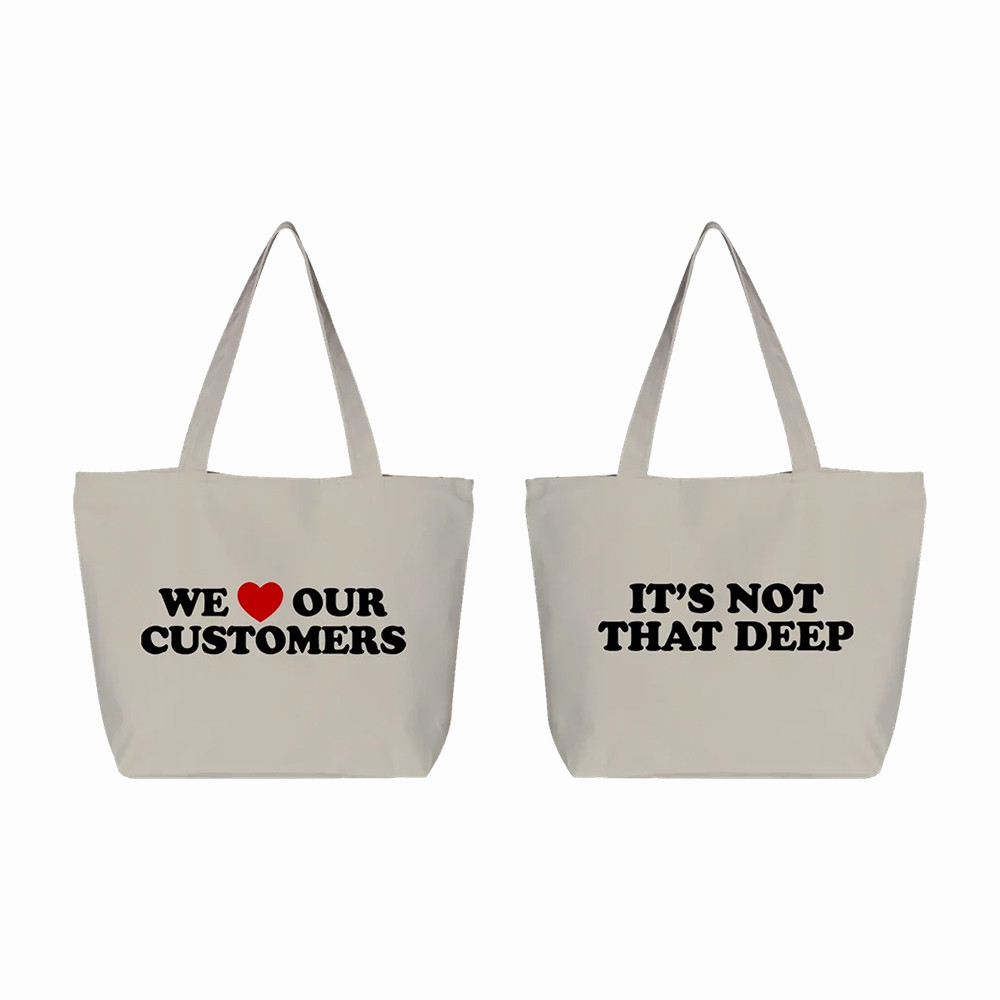 We Love Our Customers Demi Lovato Tote Bag Demi Lovato Merch Present For Wife