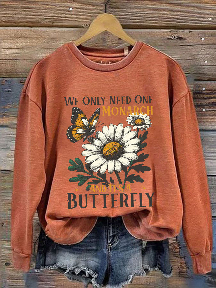 We Only Need One Monarch Hoodie It's A Butterfly Anti ICE Clothing Gift Ideas