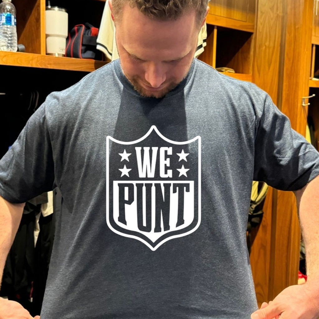 We Punt Logo Shirt Presents For Football Fans