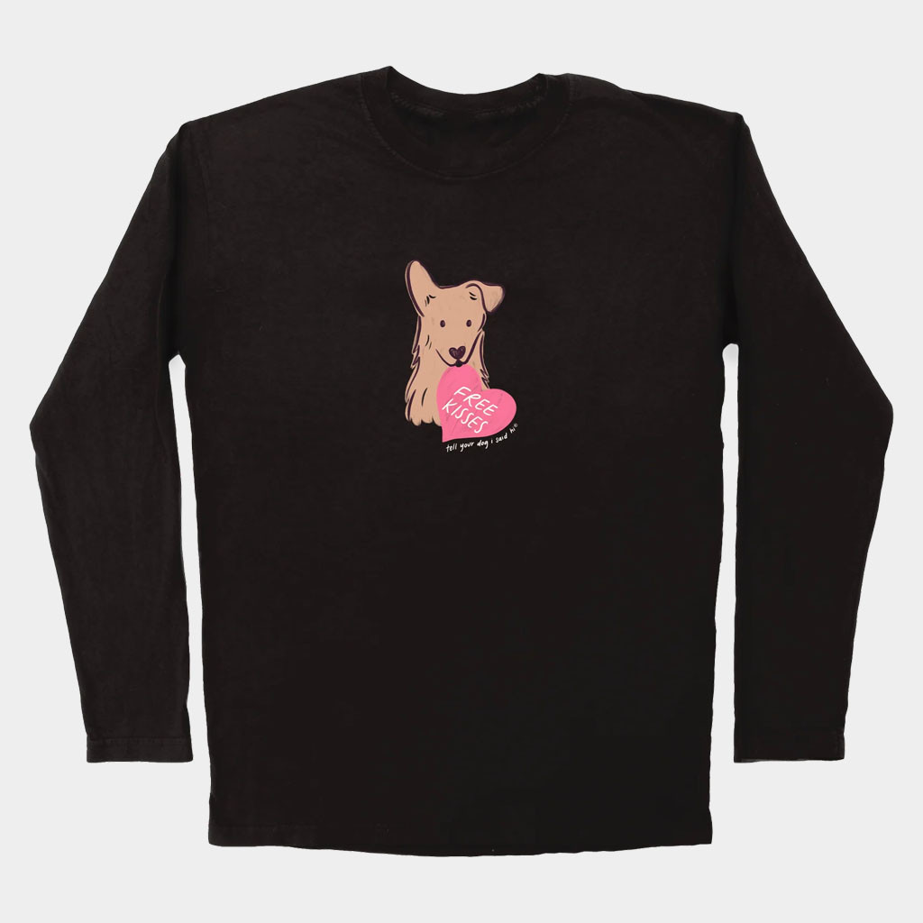 We Rate Dogs Merch Puppy Free Kisses Long Sleeve T-Shirt Tell Your Dog I Said Hi Shirt Gifts-1 We Rate Dogs Merch Puppy Free Kisses Long Sleeve T-Shirt Tell Your Dog I Said Hi Shirt Gifts-1