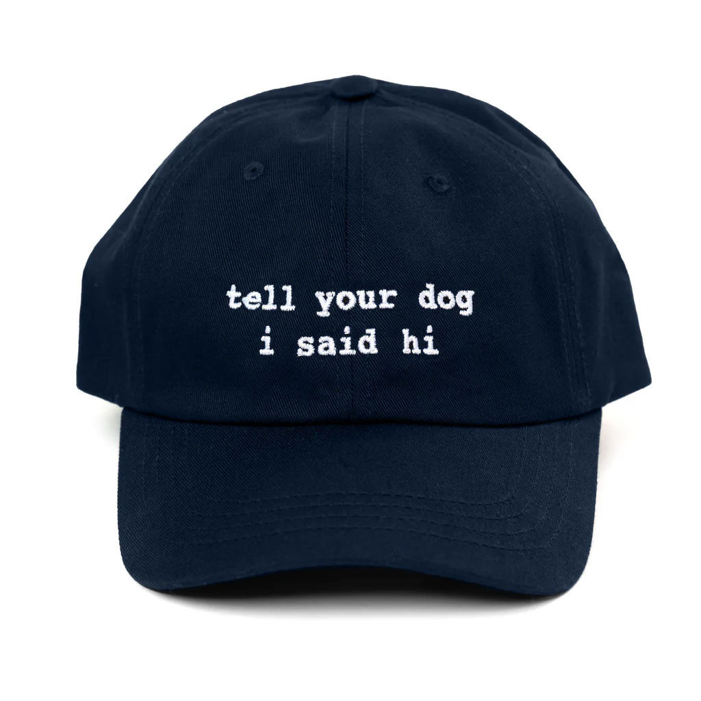 We Rate Dogs Merch Tell Your Dog I Said Hi Hat Embroidered Gift Ideas For Husband