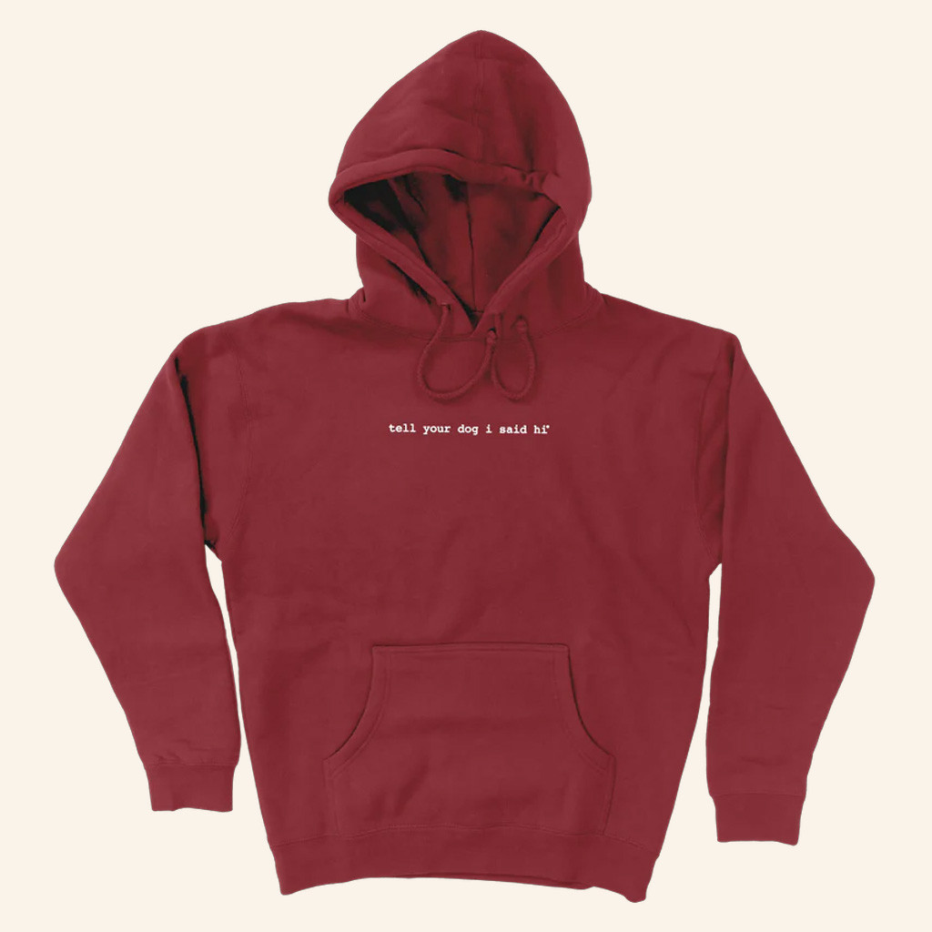 We Rate Dogs Merch Tell Your Dog I Said Hi Hoodie Gifts For Brother
