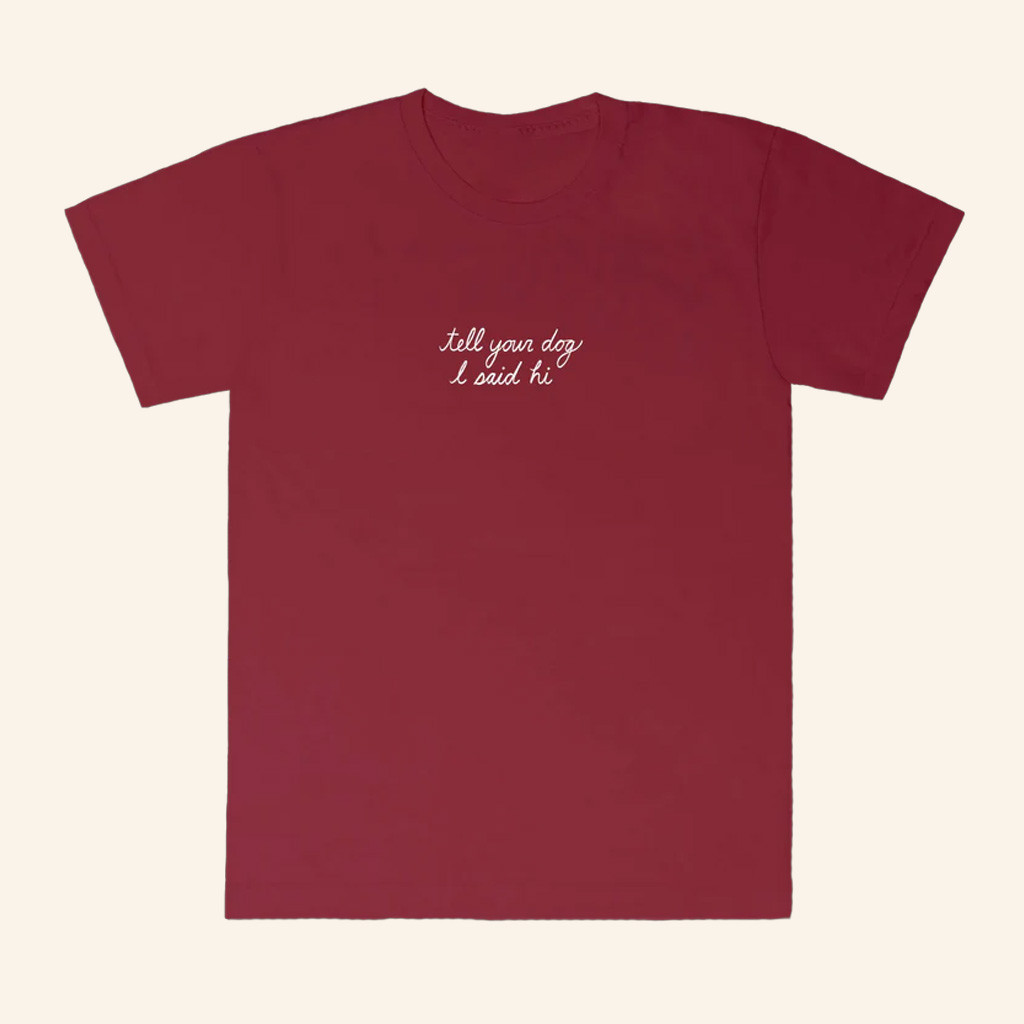 We Rate Dogs Merch Tell Your Dog I Said Hi T-Shirt Gifts For Besties