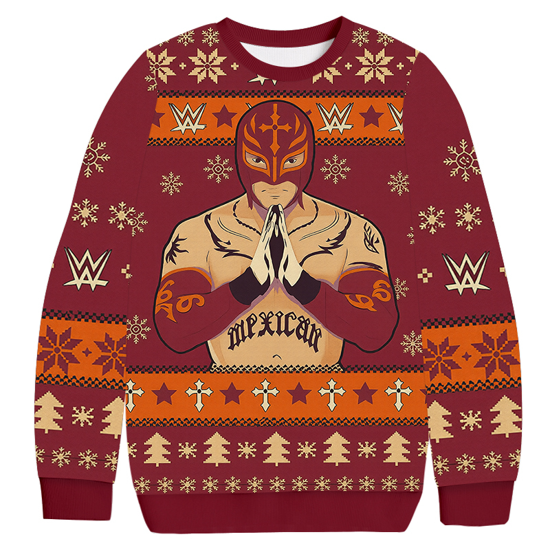 We Rey Mysterio Rubio Christmas Ugly Sweatshirt Holiday Season Gag Gift Top We Rey Mysterio Rubio Christmas Ugly Sweatshirt Holiday Season Gag Gift Top