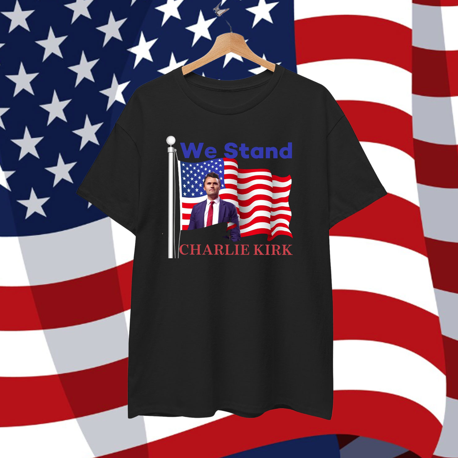 We Stand With Rights Charlie Kirk Shirt
