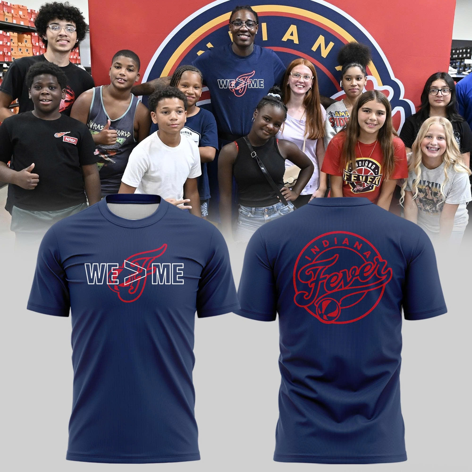 WE Than ME Fever Logo T-Shirt Great Gifts For Basketball Fans
