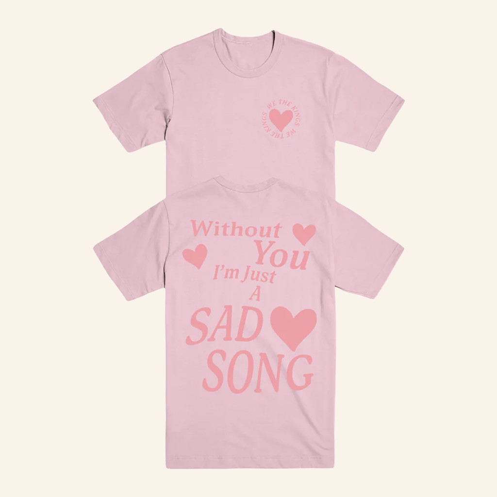 We The Kings Merch Sad Song T-Shirt Best Gifts For Rock Music Lovers We The Kings Merch Sad Song T-Shirt Best Gifts For Rock Music Lovers