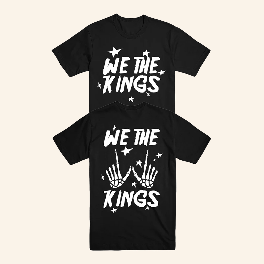 We The Kings Merch Skeleton Hands T-Shirt Gifts For Rock Music Lovers