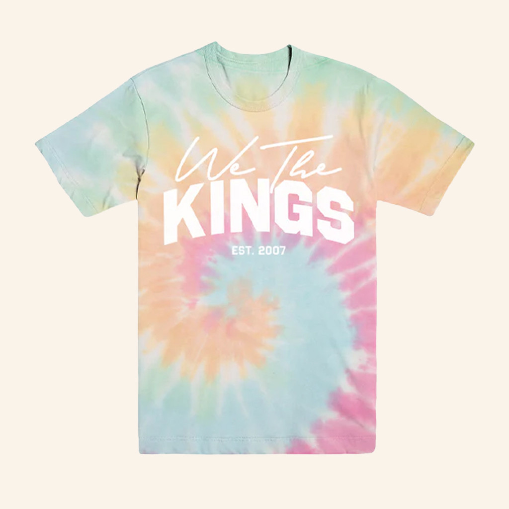 We The Kings Merch Tour Date Tie Dye T-Shirt Gifts For Rock Music Lovers We The Kings Merch Tour Date Tie Dye T-Shirt Gifts For Rock Music Lovers