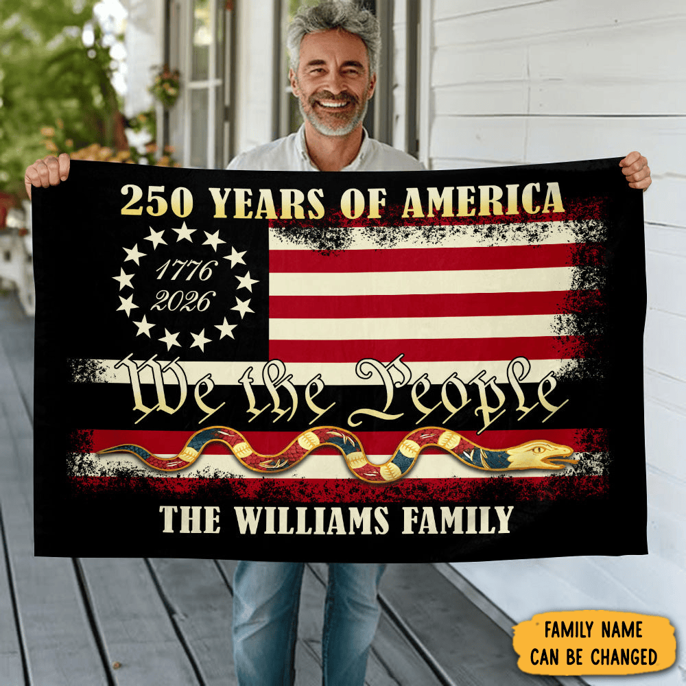We The People 1776 2026 Flag 250 Years Of American Heritage Flag 4th Of July Gifts