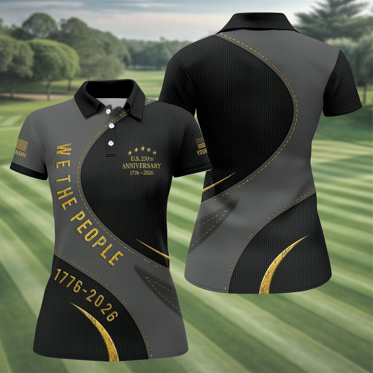 We The People 1776 2026 Polo Shirt Golf Apparel Best Gift Ideas For Homies