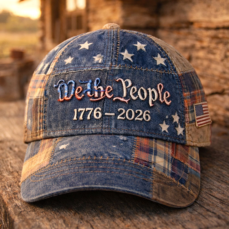 We The People 1776 2026 Vintage Hat Fourth Of July Baseball Cap Patriotic Gift Ideas