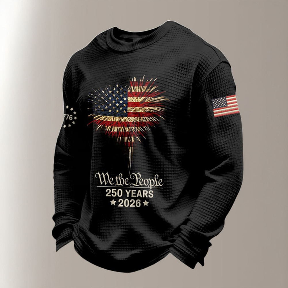 We The People 250 Years 2026 Long Sleeve Shirt Independence Day Apaprel Fourth Of July Merch
