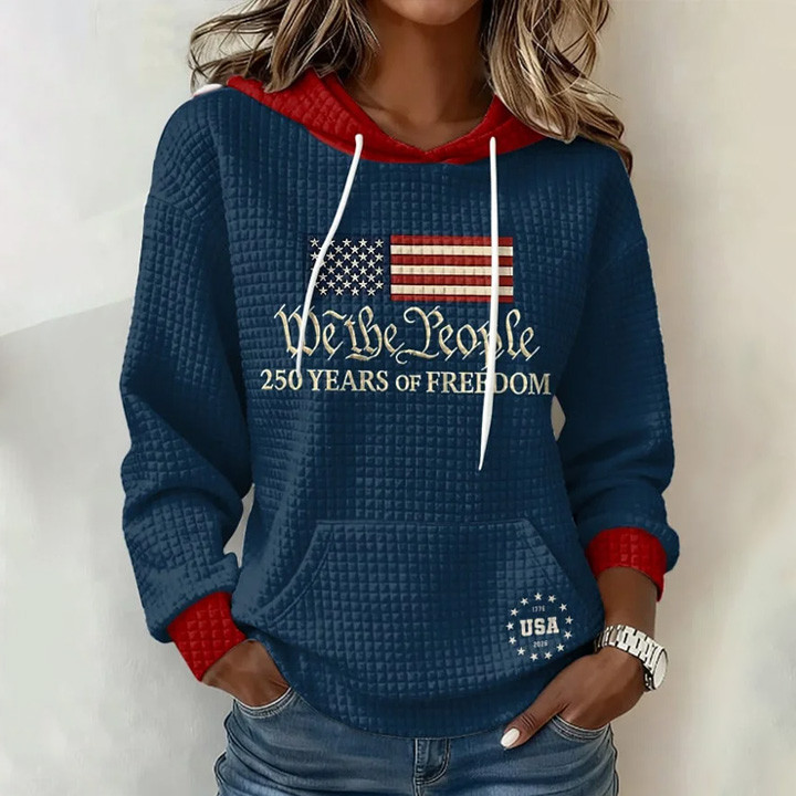 We The People 250 Years Of Freedom Hoodie 1776 2026 Merch Patriotic Present