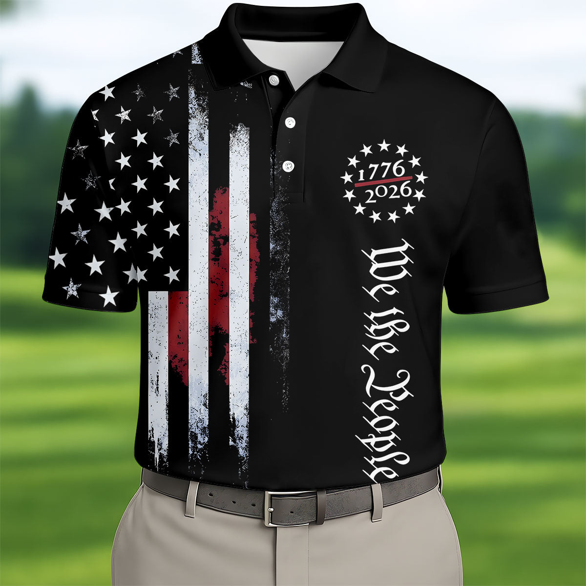 We The People 250 Years Polo Shirt Men's Patriotic Merchandise Presents For Brother