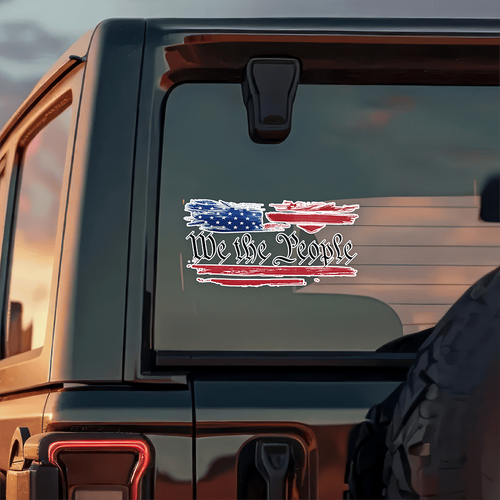 We The People American Flag Car Sticker USA 250Th Anniversary Car Stickers Gift For Husband