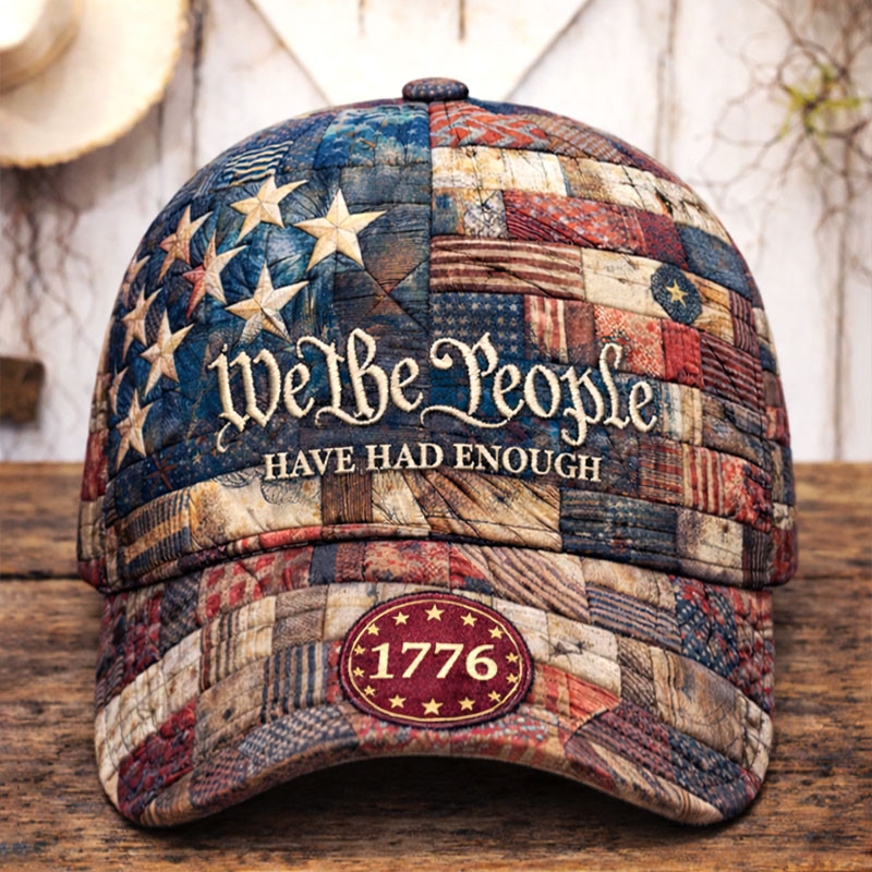 We The People Have Had Enough 1776 Vintage Hat Independence Day Baseball Cap