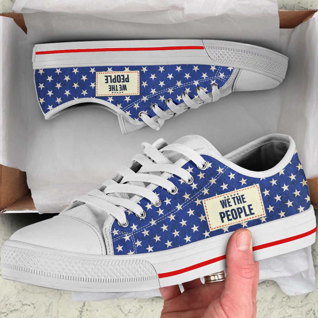 We The People Low Top Shoes American Patriotic Shoes Gifts For Him Her We The People Low Top Shoes American Patriotic Shoes Gifts For Him Her