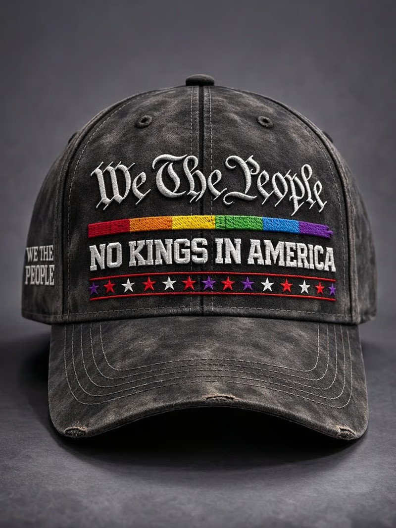 We The People No Kings In America Hat Patriotic Baseball Cap Best Gift For Democracy Supporters
