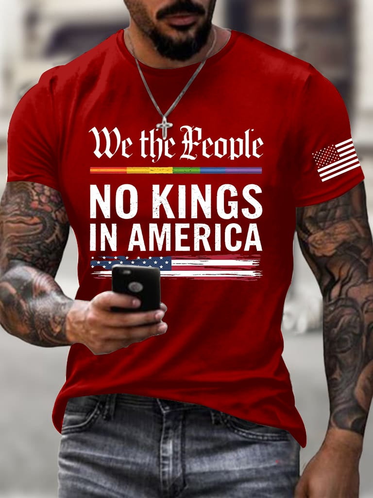 We The People No Kings In America Since 1776 Shirt Patriotic Apparel Pro Democracy Merch
