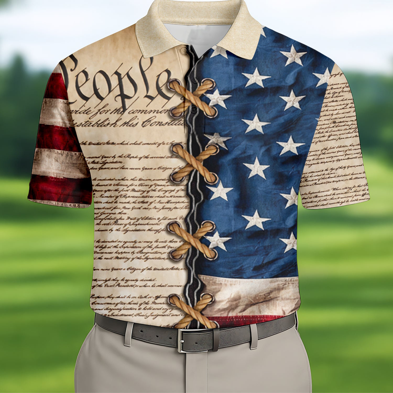 We The People Polo Shirt Patriotic 4th Of July Merch Best Gift For Men