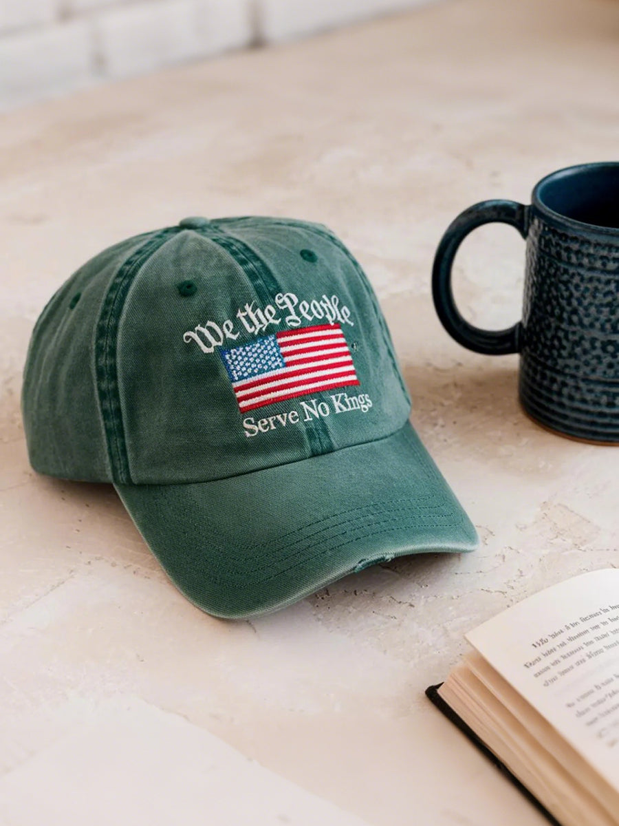 We The People Serve No Kings Cap Antifa Merch No Kings Protest Merch Anti MAGA Gifts
