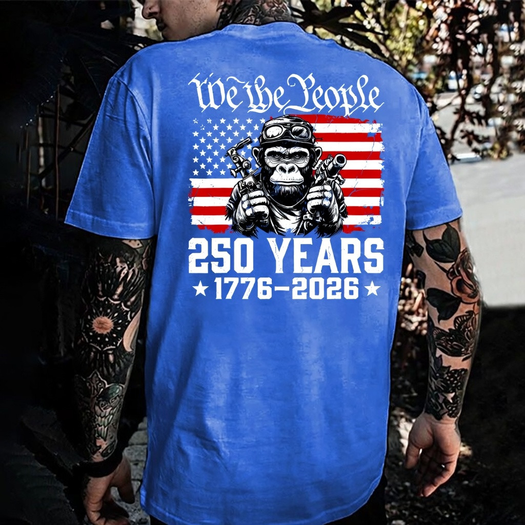 We The People T-Shirt 250 Years Of America 1776 2026 Clothing Gift For Men
