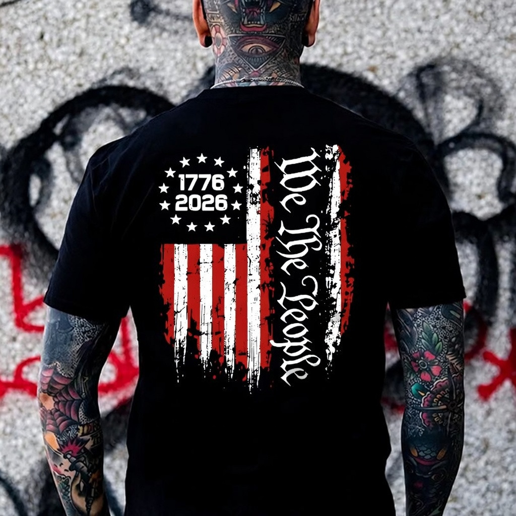 We The People T-Shirt USA 250 Years Strong Clothing Best Gifts For Him