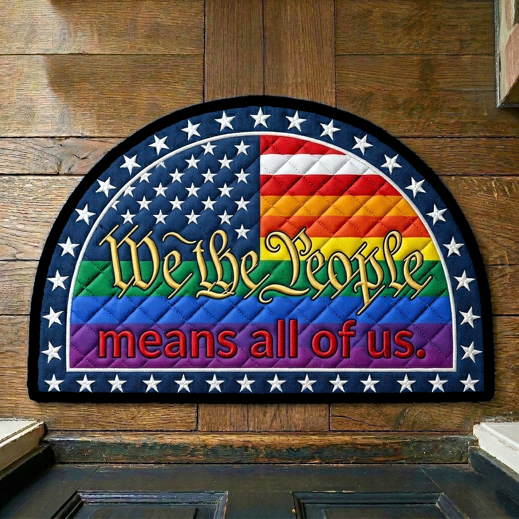 We The People Welcome Mat Means All Of Us Mat Gift Ideas For Supporters