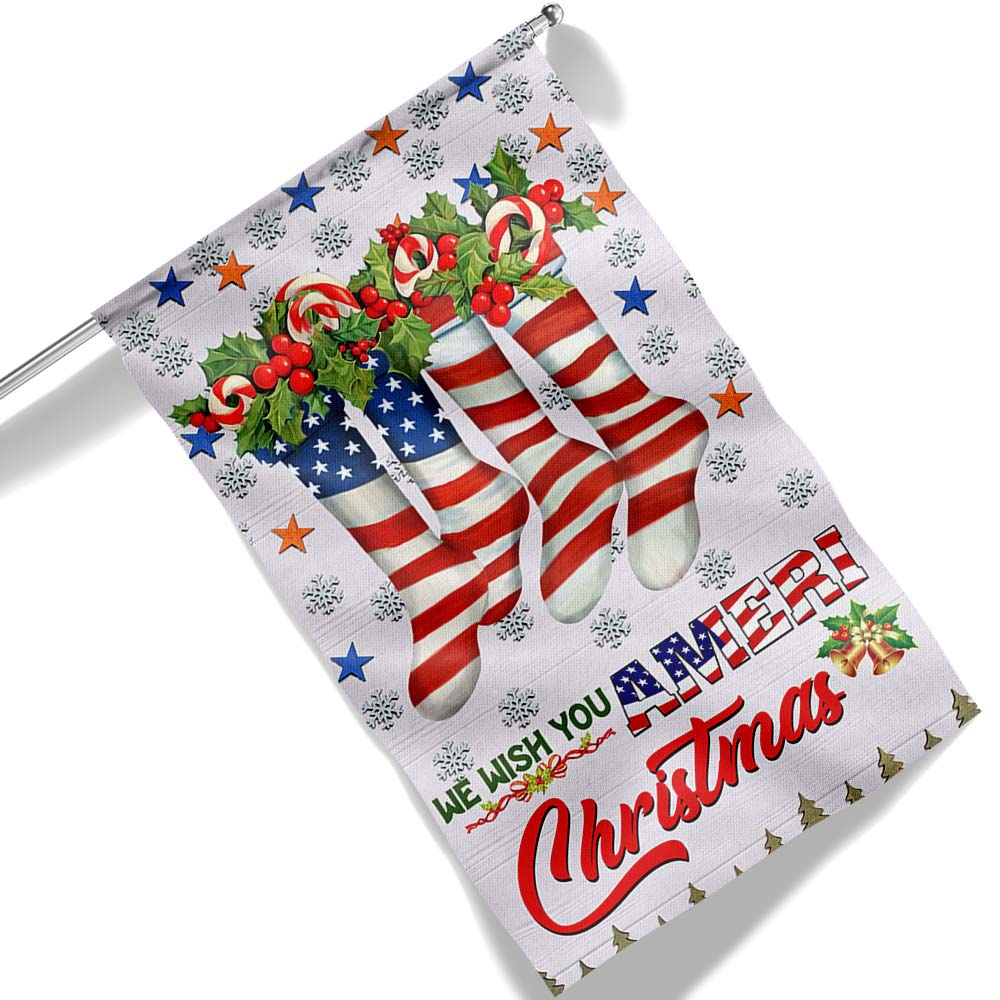 We Wish You Ameri Christmas American Flag Christmas 2025