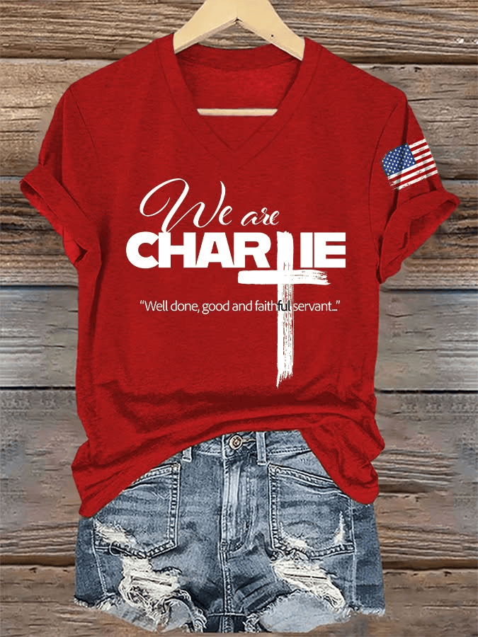 Wear Red for Charlie October 14th We Are Charlie Kirk Tribute Gift