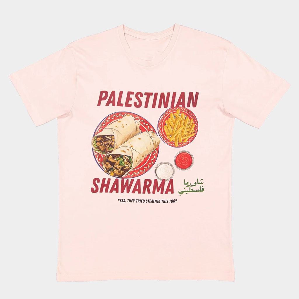 Wear The Peace Merch Palestinian Shawarma T-Shirt Gifts For Shawarma Lovers