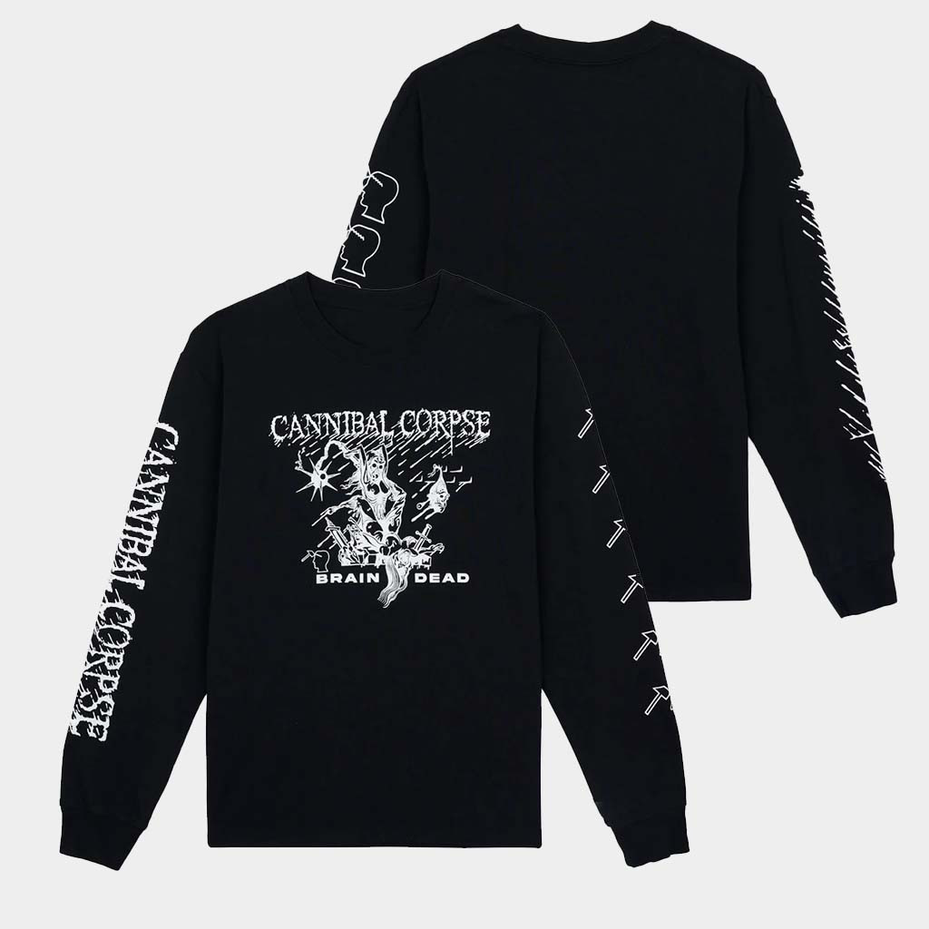 Wearebraindead Merch Brain Dead X Cannibal Corpse Mutilation Long Sleeve T-Shirt Him Gifts