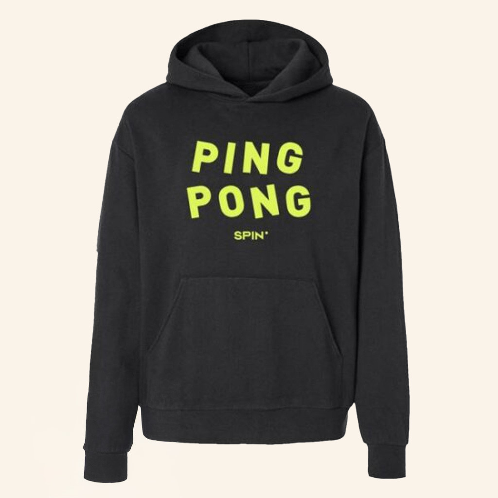 Wearespin Merch Ping Pong Hoodie Best Christmas Gifts For Husband