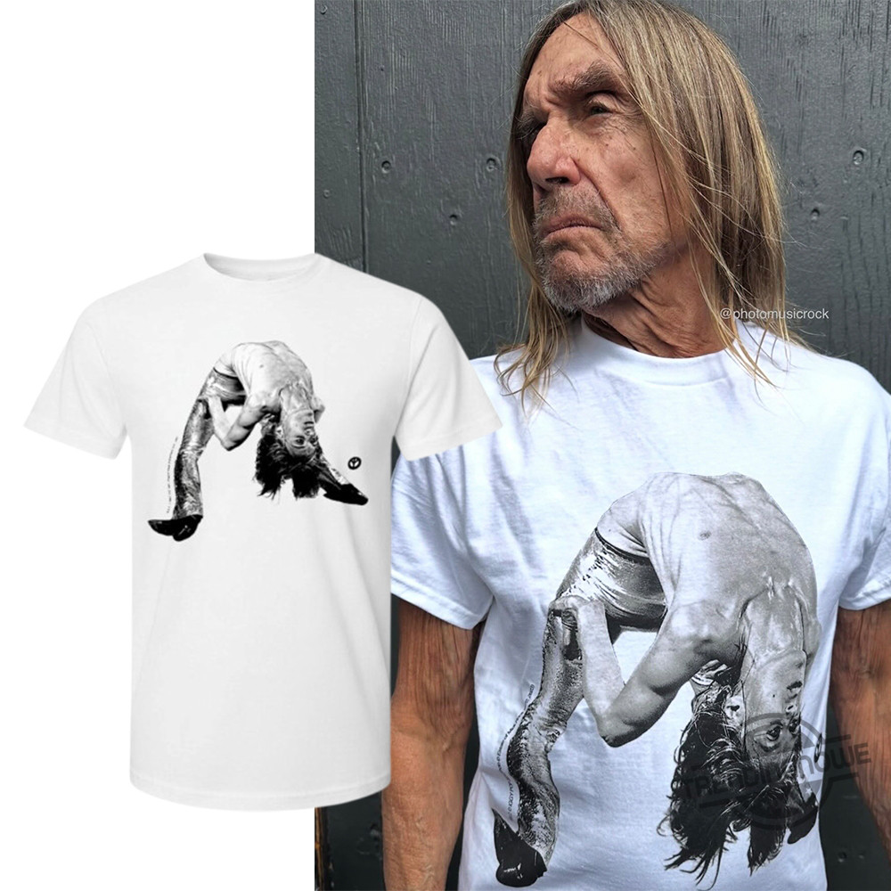 Wearing Himself Iggy Pop Coachella 2026 T-Shirt Iggy Pop Clothes Best Gift For Boyfriend
