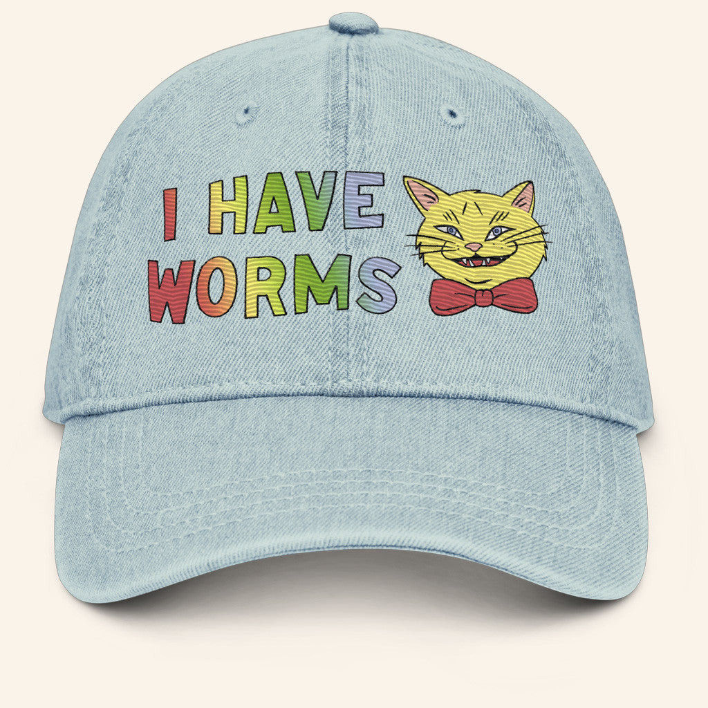 Webworm Merch I Have Worms Hat Gifts For Girlfriend Webworm Merch I Have Worms Hat Gifts For Girlfriend