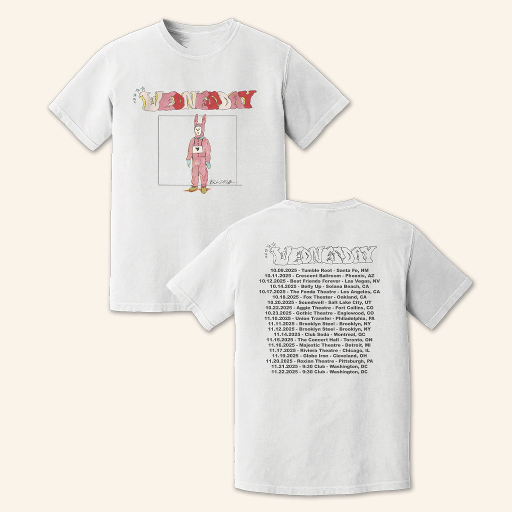 Wednesday Merch Tour 2025 T-Shirt Cute Christmas Gifts For Her