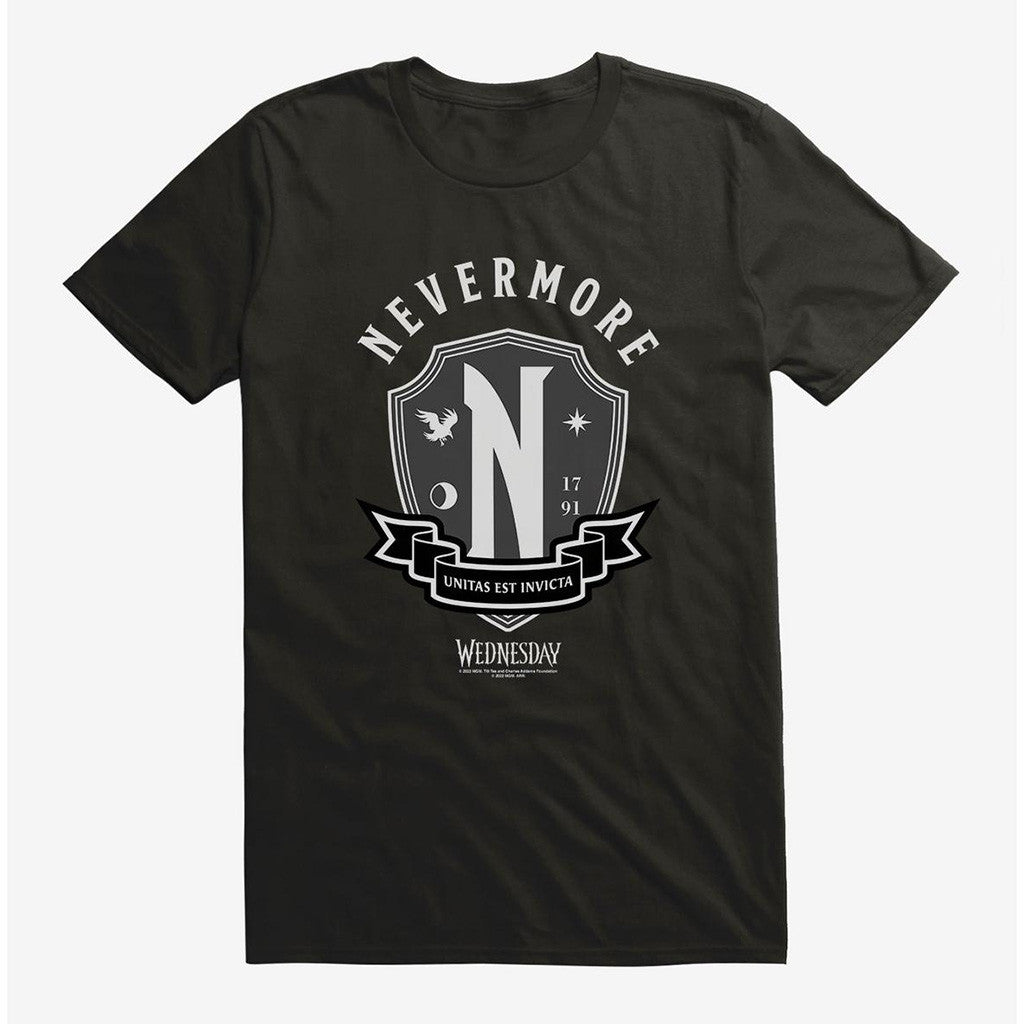 Wednesday Merch Wednesday Nevermore Academy Emblem T-Shirt Gifts For Dad Wednesday Merch Wednesday Nevermore Academy Emblem T-Shirt Gifts For Dad